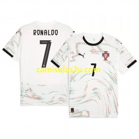 Camisolas de futebol Portugal RONALDO 7 Equipamento Alternativa 2025 Manga Curta